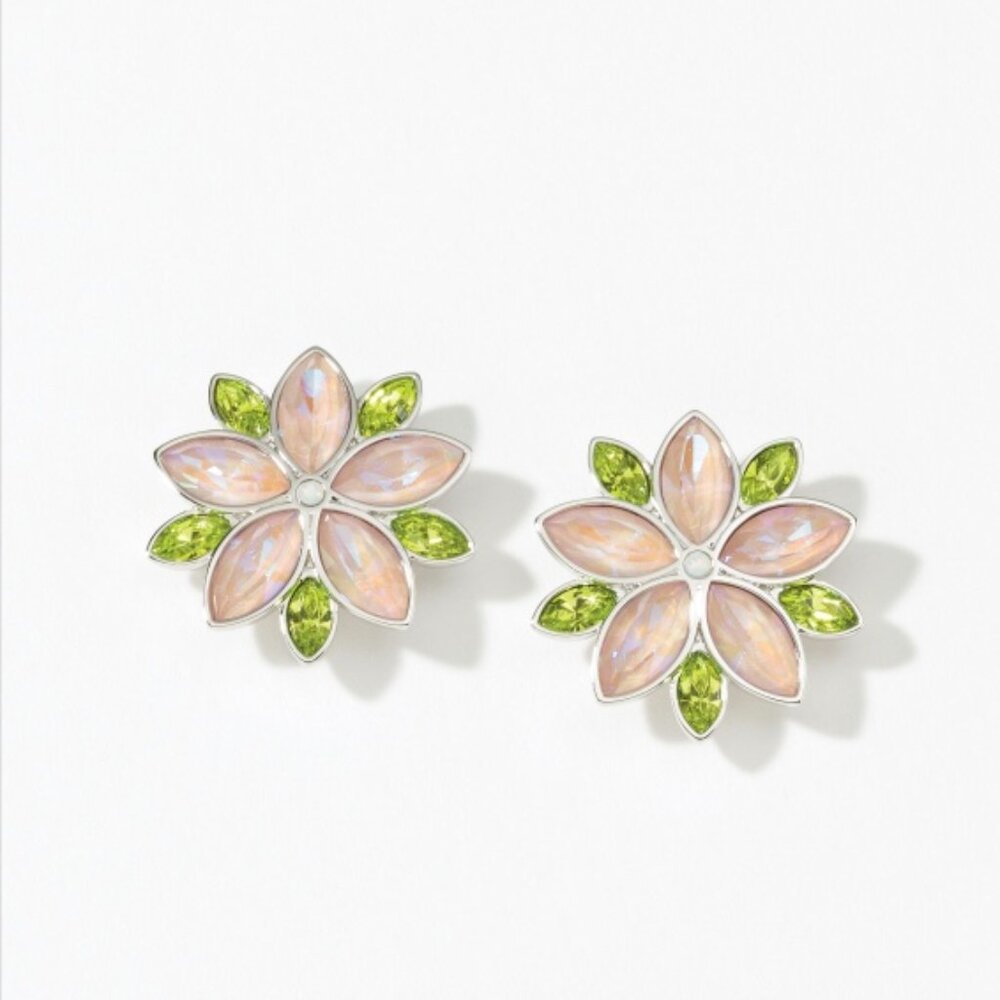 Touchstone Crystal by Swarovski Citrus Blooms Earrings